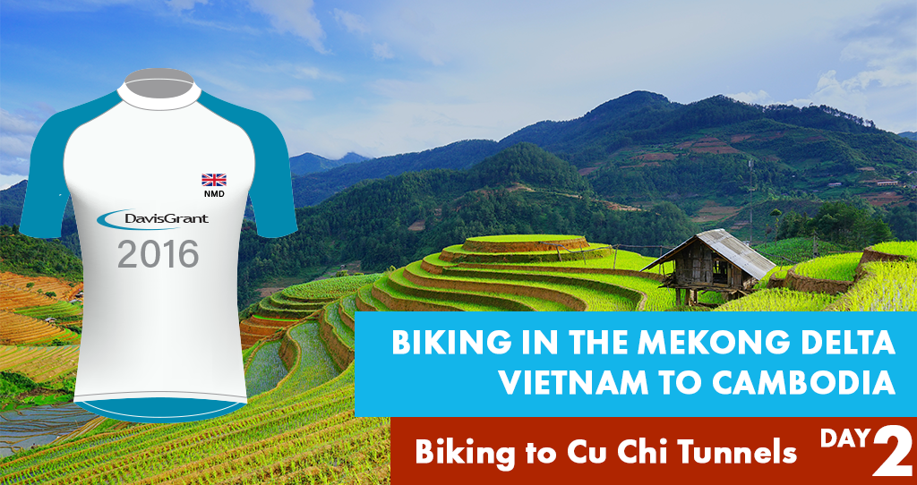 Day 2 – Biking to Cu Chi Tunnels                       Monday 7 November